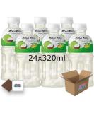 Mogu Mogu Flavored Drinks 24x320ml COCONUT - Nata De Coco Juice - Refreshing Taste - Fun Drinking During Hot Summers Or Take Them On Trips & Picnics Boxed Treatz Coconut 24 - Buy Online on SooperMarket.com