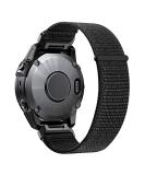 CUZOW Nylon Velcro Bands Compatible with Fenix 7/Fenix 6/6 Pro/Fenix 5/5 Plus/Epix 2  22mm Quick Easy Fit Nylon Watch Band Breathable Replacement for Forerunner 935/945/Approach s60/S62/Quatix 5/6 Black - Buy Online on SooperMarket.com