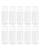 Buy Kallory 25 Mini Sample Bottles 10ml - Refillable Transparent Cosmetic Containers for Shampoo & Lotion - Ideal for Travel & Samples - Buy Online on SooperMarket.com