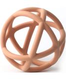 Buy BPA-Free Silicone Baby Toy Grasping Toy & Teething Ring - Safe Apricot Color for Infants - Buy Online on SooperMarket.com