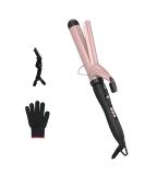 PRETFY 1 1/4 Inch Curling Iron - Adjustable Temperature Ceramic Barrel Fast Heat for Long & Medium Hair - Dual Voltage Hair Waver for Women - Buy Online on SooperMarket.com