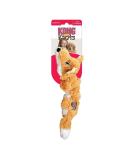 Kong Scrunch Knots Fox for Dogs - Internal Knotted Ropes & Minimal Filling - Medium/Large Size - 1 Pack - Durable & Fun Chew Toy - Buy Online on SooperMarket.com