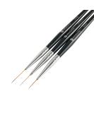 Winstonia Striping Nail Art Brushes for Long Lines Details Fine Designs. 3 pcs Striper Brushes Set - AMAZING TRIO - Buy Online on SooperMarket.com