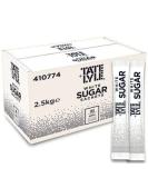 Tate & Lyle Fairtrade Granulated White Sugar Sticks| Natural Taste of Pure Cane Sugar| 1000 Sticks | 2.5kg - Buy Online on SooperMarket.com