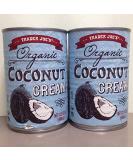 Trader Joe's Organic Coconut Cream - 2 Pack | Pure & Creamy Delight - Buy Online on SooperMarket.com