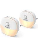 Auvon night light socket with movement sensor and twilight sensor warm white LED night light with 1-50 lm adjustable brightness for children's room bedroom gear kitchen 2 pieces  - Buy Online on SooperMarket.com