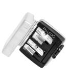 Palladio Double Barrel 3 in 1 Cosmetic Pencil Sharpener with Cover, Stainless Steel Blade, Size Adjuster, Essential for Small and Extra Large Lip Liner, Eyeliner, Brow Pencils - Buy Online on SooperMarket.com