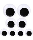 Giant Wiggle Googly Eyes with Self Adhesive Large Black Plastic Eyes for Crafts 2 Inch 3 Inch 4 Inch Set of 8 3 large sizes-8pcs - Buy Online on SooperMarket.com