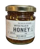 Pollen in British Honey - British Pollen collected throughout the whole season in RAW British Honey (114g Glass jar) - Buy Online on SooperMarket.com