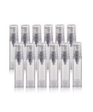 VASANA 12PCS 10ML / 0.34oz Empty Refillable Travel Bottles PS Plastic Airless Vacuum Pump Press Bottle Jar Pot Vial Container for Cosmetic Cream Lotion - Buy Online on SooperMarket.com