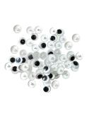 100 Pcs 12mm Googly Wiggle Eyes Buttons for DIY Crafts - Sew On Eyes for Scrapbooking and Sewing - Buy Online on SooperMarket.com