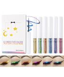Chameleon Liquid Eyeshadow Set | 6 Metallic Glitter Shades | Long Lasting & Waterproof | Multichrome Makeup - Buy Online on SooperMarket.com
