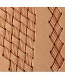 Brass Basket Weave Leather Stamp Tool for Crafting and Carving - #261 - Buy Online on SooperMarket.com