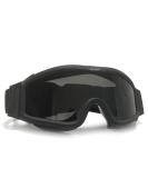 Fouos Military Airsoft Goggles - Tactical Safety Glasses with 3 Interchangeable Lenses and Anti-Fog Technology in Black - Buy Online on SooperMarket.com