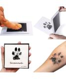 Non-Toxic Baby Footprints & Handprint Inkless Kit | Safe Souvenir for Newborns & Pets | Black Ink | 0-6 Months - Buy Online on SooperMarket.com