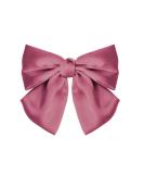 2PCS Silky Satin Hair Bows Hair Clip Black Hair Ribbon Ponytail Holder Accessories Slides Metal Clips Hair Bow for Women Girls Toddlers Teens Kids (Bow Clip-Pink) - Buy Online on SooperMarket.com