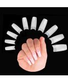 500 Pieces False Nails Tips for Acrylic Nails Half Cover Fake Nail Extension Tips Square Acrylic Tips (10 Sizes Natural) - Buy Online on SooperMarket.com