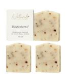 3x Natural Grape Seed Soap - 100% Handmade & Certified - Safe for All Skin Types - Natural Shower Gel - 300g Pack - Buy Online on SooperMarket.com