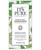 Organic Henna Hair Dye in Strawberry Blonde | 100% Natural & Vegan | PPD, Ammonia, Resorcinol, & Peroxide Free | Volumising & Strengthening | 110g - Buy Online on SooperMarket.com