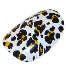 Chix Nails Nail Wraps White Black Snow Leopard Animal Print Fingers Toes Vinyl Foils - Buy Online on SooperMarket.com