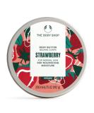 The Body Shop Strawberry Body Butter   Nourishing & Moisturizing Skincare for Normal Skin   Vegan   6.75 oz Strawberry 6.75 Ounce (Pack of 1) - Buy Online on SooperMarket.com