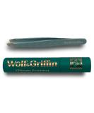 Wolf & Griffin Ultimate Precision Mini Tweezers - Stainless Steel Slant Eyebrow Tweezers for Men and Women - Duck Egg - Buy Online on SooperMarket.com
