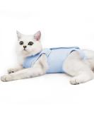 Dotoner Katzenbody After op anti-trolling for cat body operation skin disease recovery body cat clothing after castration e-neck band Alternative for cats dogs (m blue) m blue - Buy Online on SooperMarket.com