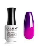 RARJSM Color Changing Gel Nail Polish 15ML - Dark to Bright Purple UV Thermal Gel for Nail Art Soak Off DIY Manicure - Buy Online on SooperMarket.com