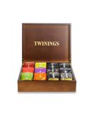 Deluxe Wooden Tea Box 12 Compartment Filled with 144 Twinings Teabags - Buy Online on SooperMarket.com