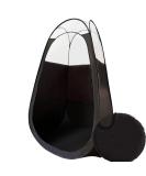 KobbTan Large Deluxe Black Clear Spray Tanning Pop Up Tent with Carry Case - Portable Mobile Tan Booth - Buy Online on SooperMarket.com