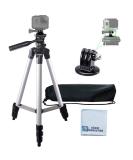 50 Aluminum Camera Tripod with Bubble Level Indicator for GoPro HERO Cameras + Mount & Cloth - Buy Online on SooperMarket.com