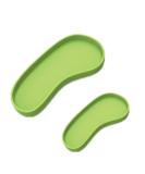 LSTCPGLAI 2 Pieces Shallow Reptile plate Reptile Food Water Bowl Used for Tortoise Corn Snake Crawl Pet Drinking and Eating(Green) - Buy Online on SooperMarket.com