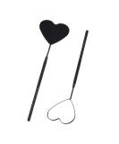 BUCICE Large Lash Mirror for Eyelash Extension Detachable Eyelash Mirror Stainless Steel Eyelash Makeup Mirror lash Extension Supplies & Tool Heart Shaped - Black - Buy Online on SooperMarket.com