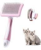 Vinabo Self-cleaning Pet Brush Brush for Long and Short Hair For Dogs Cats Effectively Eliminate Tomentosis Undercoat Tangles Pink - Buy Online on SooperMarket.com