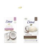 Dove Purely Pampering Coconut Milk & Jasmine Petals Beauty Bar - 6 Bars (3.75 oz each) - Moisturizing Soap for Soft Skin - Buy Online on SooperMarket.com