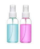 Symbah Small Spray bottle 50ml atomiser empty clear fine mist plastic Refillable spray bottles for Traveling Make-up Skincare Cleaning Liquids (3 PCS) with Funnel - Buy Online on SooperMarket.com