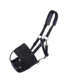 Buy QHP Shetty Grazing Mask with Nostrils - Black | International Shipping Available - Buy Online on SooperMarket.com