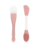 Thinp 2 Pcs Double-Ended Silicone Face Mask Applicator Tool - Ideal for Mud Clay & Gel Masks | Perfect Skin Care Brush for Effortless Application - Buy Online on SooperMarket.com