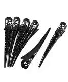 6Pcs Black Hollow Out Hair Clips Alligator Barrette for Women & Unisex - Uptell - Buy Online on SooperMarket.com