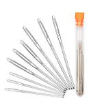 Hekisn Large-Eye Blunt Needles  Stainless Steel Yarn Knitting Needles  Sewing Needles  Crafting Knitting Weaving Stringing Needles Perfect for Finishing Off Crochet Projects (9 Pieces) - Buy Online on SooperMarket.com