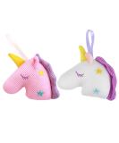 FRCOLOR 2pcs Unicorn Bath Body Sponges - Exfoliating Shower Poufs & Loofahs for Kids - Fun Flower Bath Toys - Perfect for Girls - Buy Online on SooperMarket.com