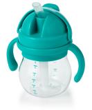 OXO Tot 6 Ounce Transitions Straw Cup with Removable Handles - Teal Transition Straw Cups - Buy Online on SooperMarket.com