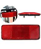 Cunluna Bicycle Safety Warning Reflector Disc for Rear Rack Frame | International Shipping Available - Buy Online on SooperMarket.com