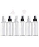 Usmlicer 6 Pack 50ml Transparent Fine Fog Spray Bottles - Travel-Sized Plastic Perfume & Deodorant Dispenser - Empty Refillable Robber Bottles - Buy Online on SooperMarket.com