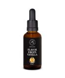 Flavor drops vanilla 50ml - drops of taste without calories - dark pipette glass bottle - taste drops liquid for all food - aroma drops - sweetener with taste - vegan - Buy Online on SooperMarket.com