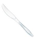 100 Clear Plastic Knives | Heavy Duty Silverware Set | Elegant Disposable Cutlery | Bulk Pack of Fancy Utensils | Nice Disposable Flatware - Buy Online on SooperMarket.com