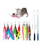 JIARON Cat Toys | 2PCS Retractable Wand and 10PCS Bell Refills | Interactive Teaser for Kitten or Cats - Buy Online on SooperMarket.com
