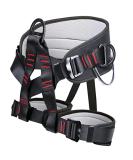 Ttechouter Adjustable Thickness Climbing Harness Half Body Harnesses for Fire Rescuing Caving Rock Climbing Rappelling Tree Protect Waist Safety Belts - Buy Online on SooperMarket.com