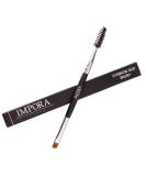 Duo Eyebrow Brush & Spoolie by Impora London. Flat Angled Brush Perfect for Lining / Shaping Brows. Use with Gel Cream or Powder Colours. Spoolie for Brows or Lashes. - Buy Online on SooperMarket.com