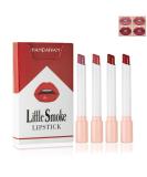 4Pcs Matte Nude Lipstick Set - Lightweight Mini Velvety Lip Gloss & Cigarette Case - Perfect Festival Gift for Women - Long-Lasting Lip Tint for Daily Makeup - Buy Online on SooperMarket.com